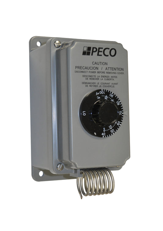 2 Stage Thermostat, 40-110F, 120/16A, 3F Differential, Weatherproof and NEMA4X Capable