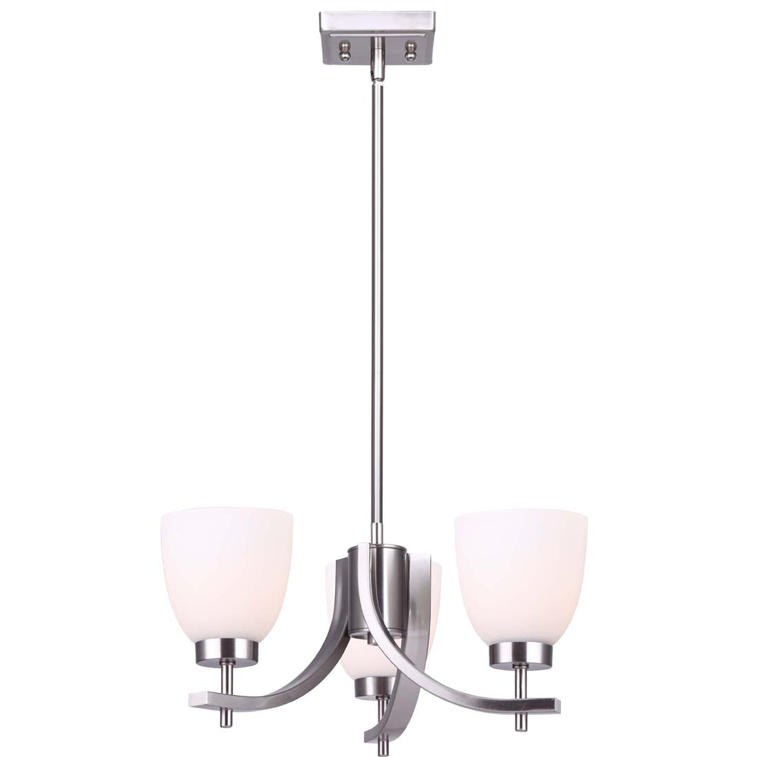 MACK 3 Lt Rod Chandelier, Up and Down