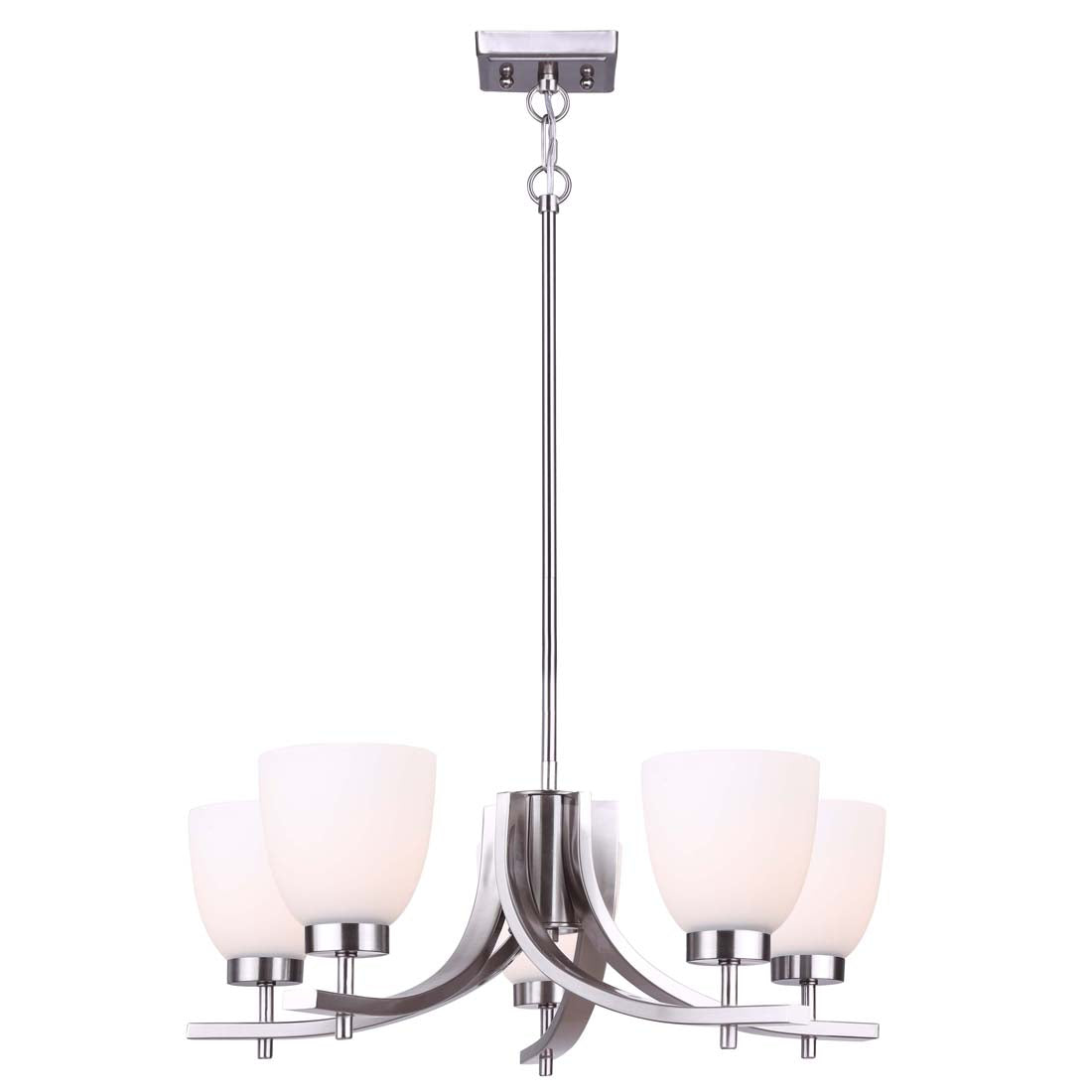 MACK 5 Lt Rod Chandelier, Up and Down