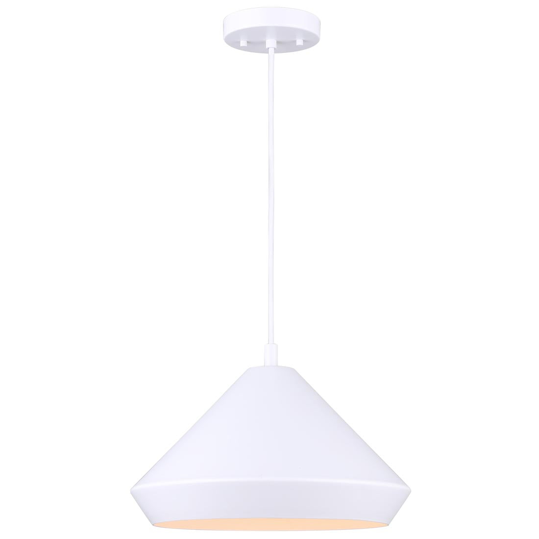 BYCK MWH Color 1 Lt 12.75inch Width Pendant