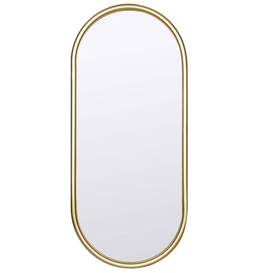 LYRA Gold Metal Frame Mirror 12inch W x 27inch H